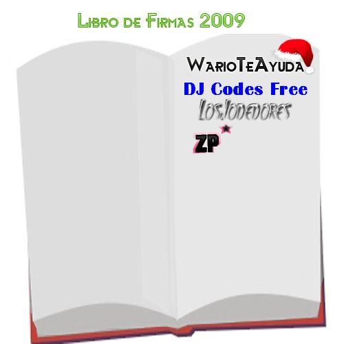 Firmas Fin de año -Usuarios 2009 Librodefirmas-169d3f1
