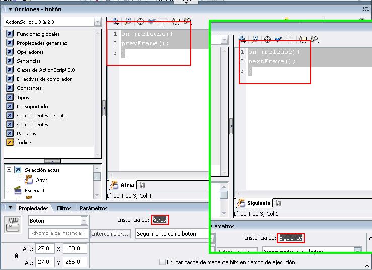 Crear una galeria en flash [Flash 8] Accion-botones-1ef097d