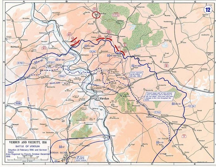 5100km - WK1 1914 - 1918 - Teil 4 Frankreich - Verdun T3876nsht5q