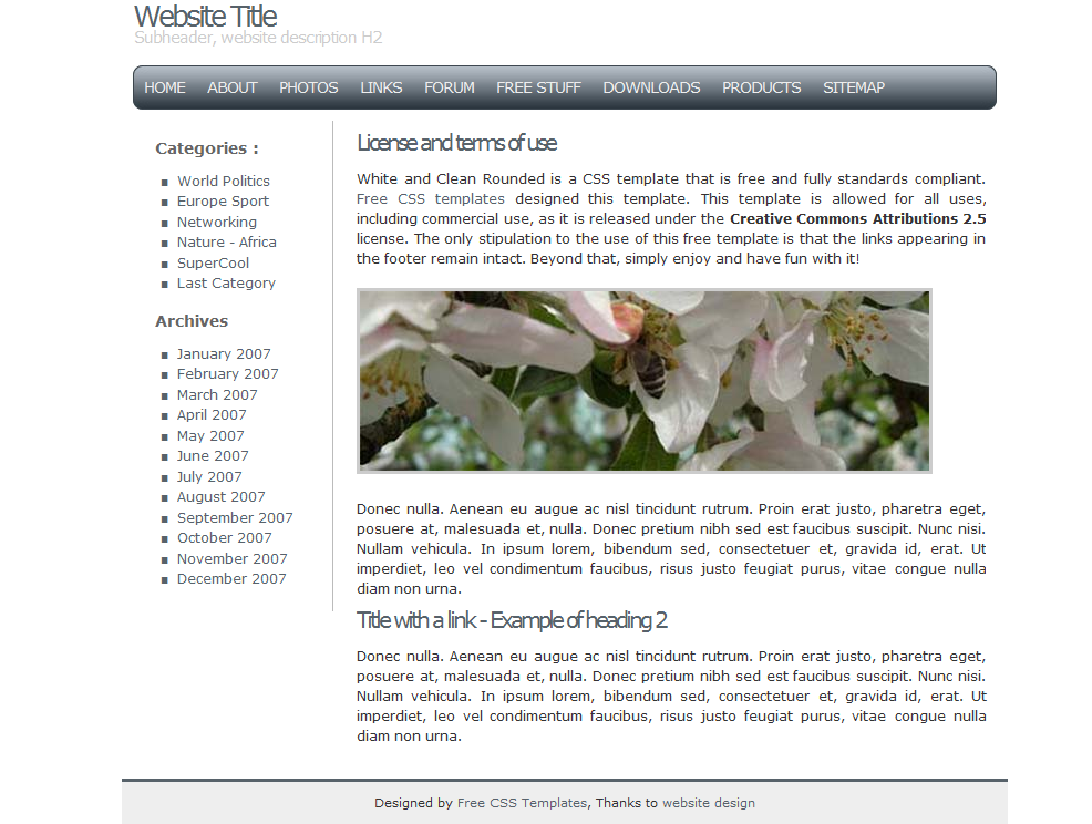 Plantilla Css (While Clean) Screenshot020-19070a8