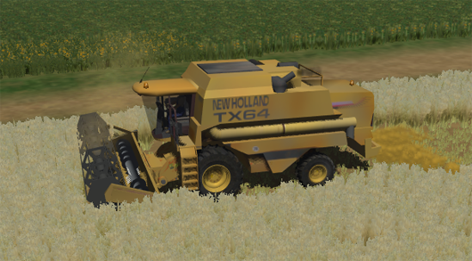 New Holland TX64 + Cutter Tx64xesi