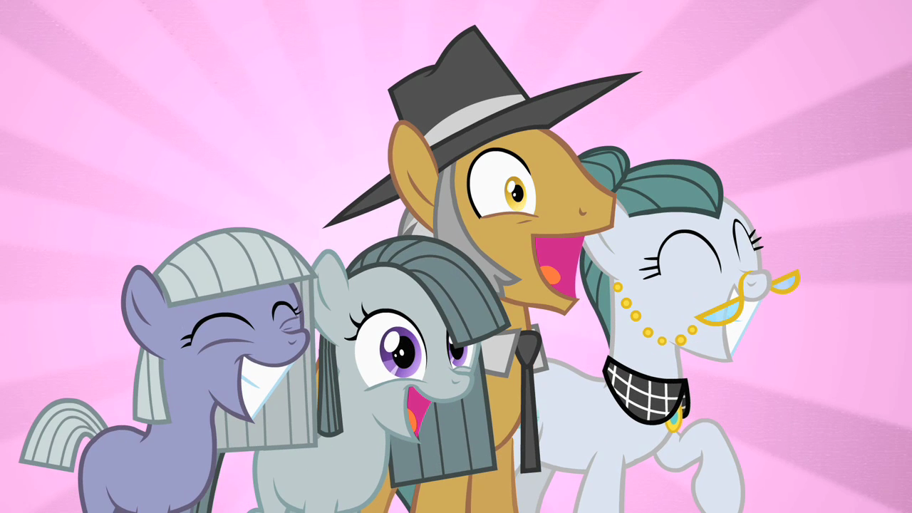 My Little Pony: Friendship is Magic - S4E18 - Maud Pie Pinkie_Pie%27s_family_overjoyed_by_Pinkie%27s_party_S1E23