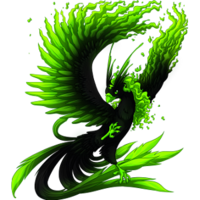 If I were a dragon ... I would look like this .. 200px-Radioactive_PhoenixPB