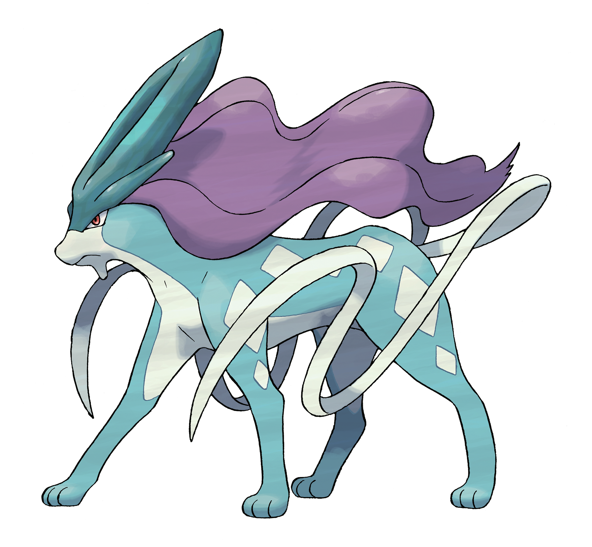 Legendarios de Johto Suicune