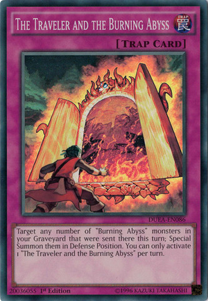 Burning Abyss Coming to The TCG! 300px-TheTravelerandtheBurningAbyss-DUEA-EN-SR-1E