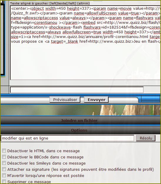 HTML dans les messages ignoré Html3-1f58e36