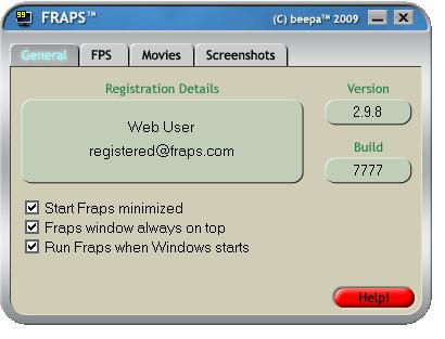 Fraps 2.9.8 [ Cracked Full ][ Work 100% ][ One Part] Frapswj5y