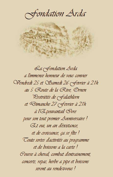 Premier anniversaire de la Fondation Arda Annif-2542819