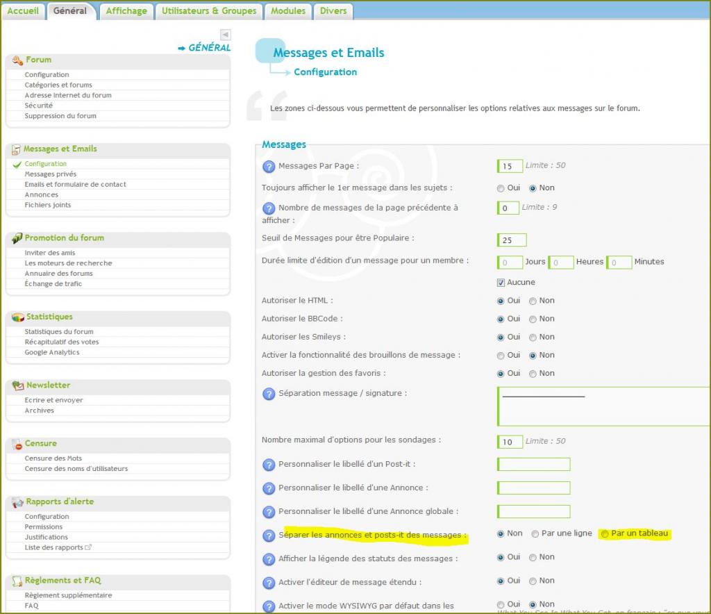 comment mettre un tableau de note et annonce? Postitm-264a2b2