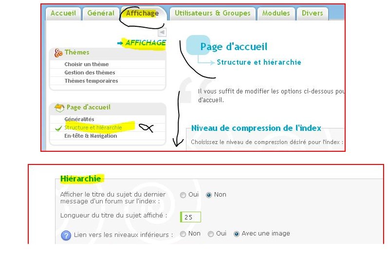 Affichage de l'icone pour accéder au dernier message Titre4-24c6b46