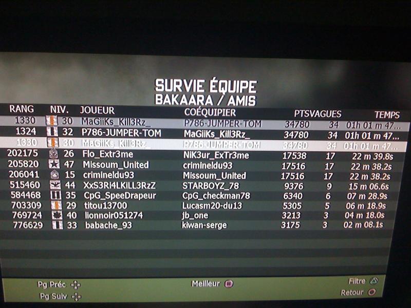 Bon score Survie Bakara Survie-31358f8