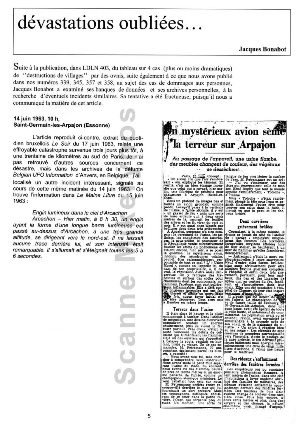 Saint Germain les Arpajon  - Le 14 Juin 1963 Fr09-30954e0