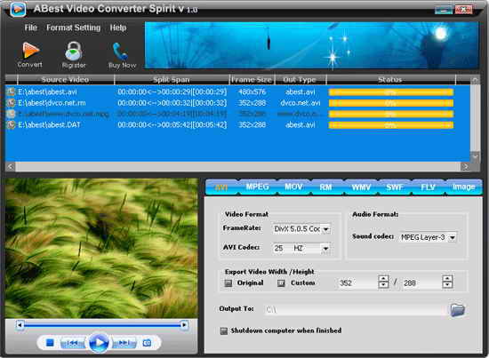 ABest Video Converter Spirit 7.69 53430478ebcadd45305b41a8de33d301d4aa4b5