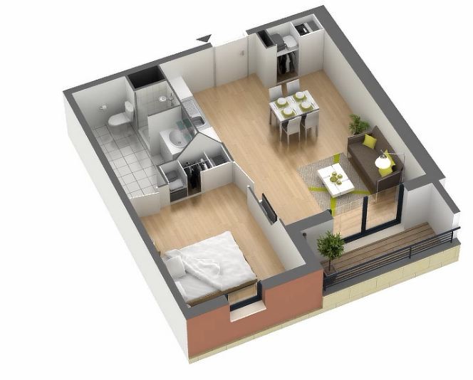 Plan de l'appartement  Appart-jeff-41f3a43