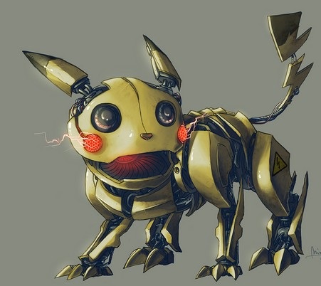 Pokemon Mecha Pikachu-3f2ccc6