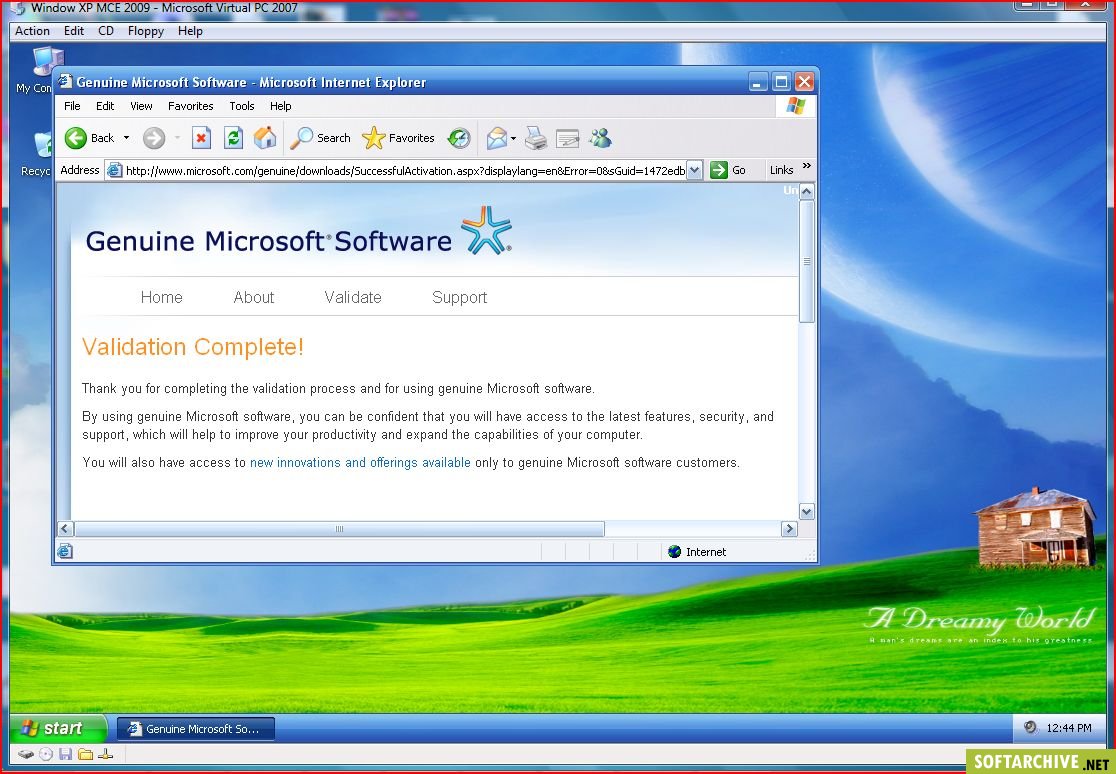  Windows XP Media Center Edition with SP3 OEM 12117