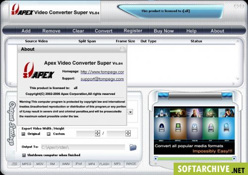 Apex Video Converter Super 6.84 Th_9364