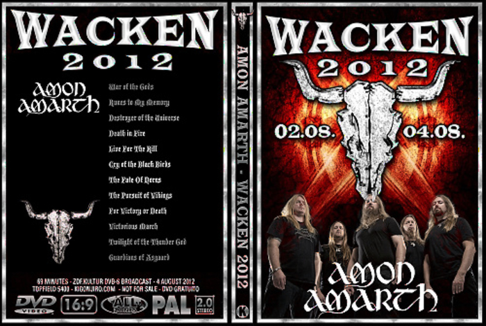  Amon Amarth - Live At Wacken Open Air (2012)   Portada