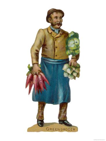 Şşşt, Yakışıklı "Harakagi Hitsu" The-greengrocer-with-bunches-of-vegetables