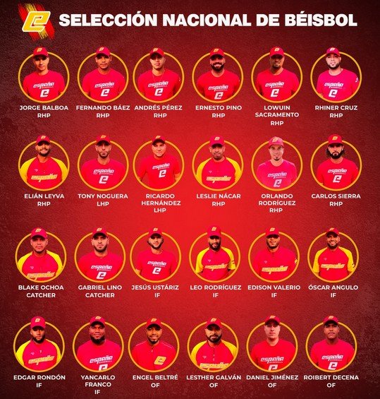 Béisbol Selección  España ICM1EPj