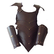 Comprando. Leather-armor