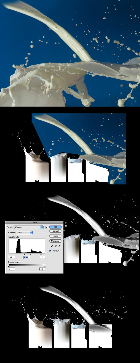 Awesome Milk Typography Effect in Photoshop Step_15