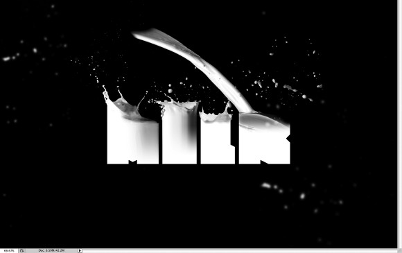 Awesome Milk Typography Effect in Photoshop Step_18