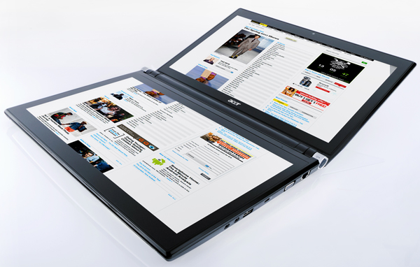 Acer propõe tablet de ecrã duplo para usar todos os dedos 513545