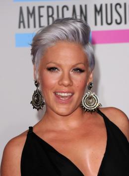Singer "Pink" in support for Self harm and suicide awareness.  Pink260x354