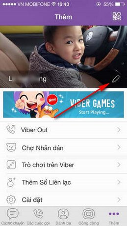 Hướng dẫn đổi tên và Avata danh bạ Viber trên Android Thay-doi-avatar-viber-tren-dien-thoai-2