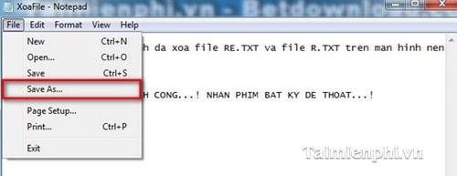 Hướng dẫn xóa file và thư mục đơn giản bằng tập tin .bat Tao-file-bat-de-xoa-file-thu-muc-2