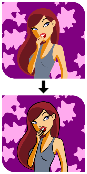 Les contours de vos personnages avec inkscape  11dc_girl_forme