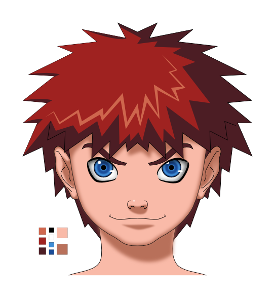 comment dessiner un personnage style "manga" avec inkscape (visage et corps) 10dc_visage_manga3