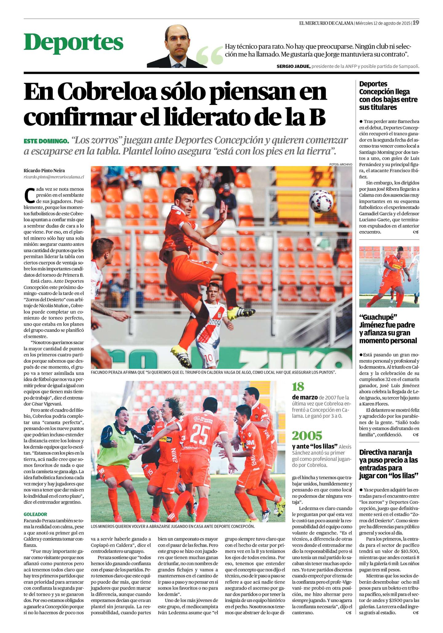 Cobreloa (2) - D. Concepción (0) // 24’ Iván Ledezma, 70’ Fernando Cornejo 12_08_15_pag_19-1440-640bd6