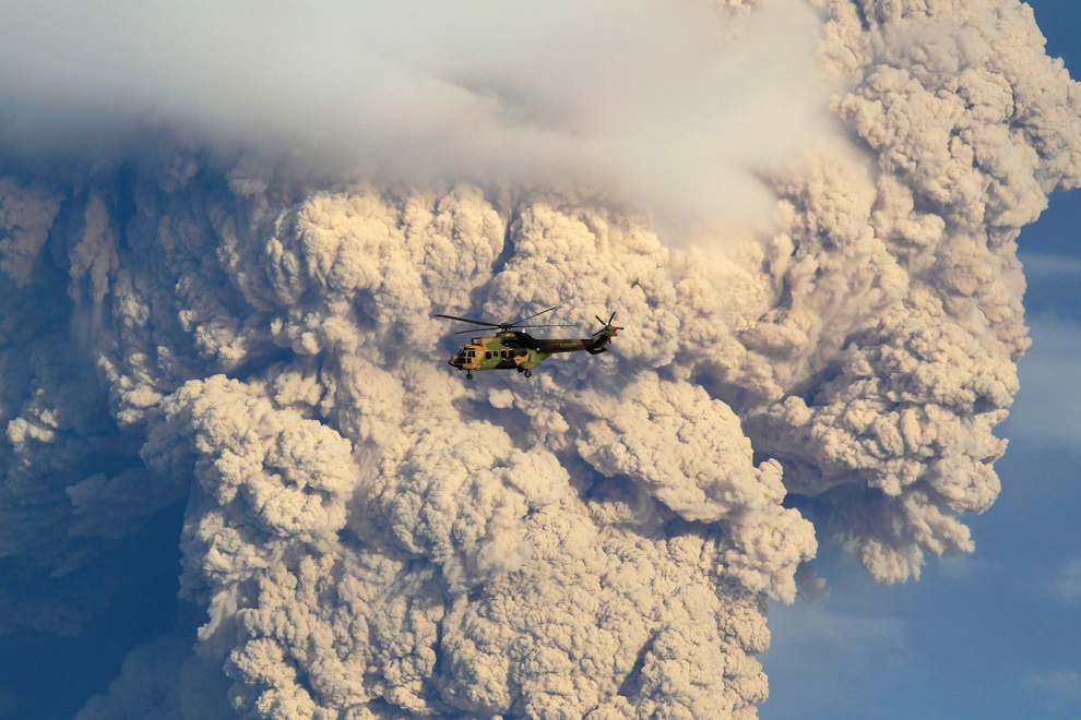 El volcan chileno Puyehue Bp4