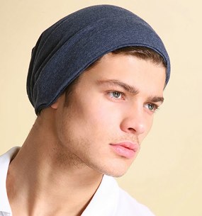 قبعات صوف جميلة  Asosman-asos-navy-marl-jersey-beanie-at-asos-1