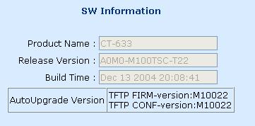 Firmware T22, comment upgrader ? Modem