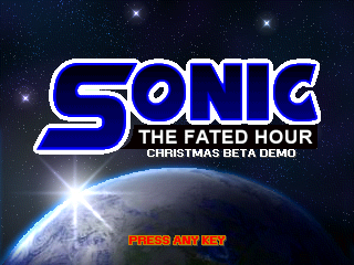 Sonic Fated Hour Demo  Tfh_title