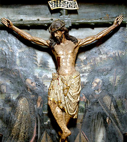 Intentan quemar el Cristo de las Batallas en la Catedral de Palencia Cristo_batallas