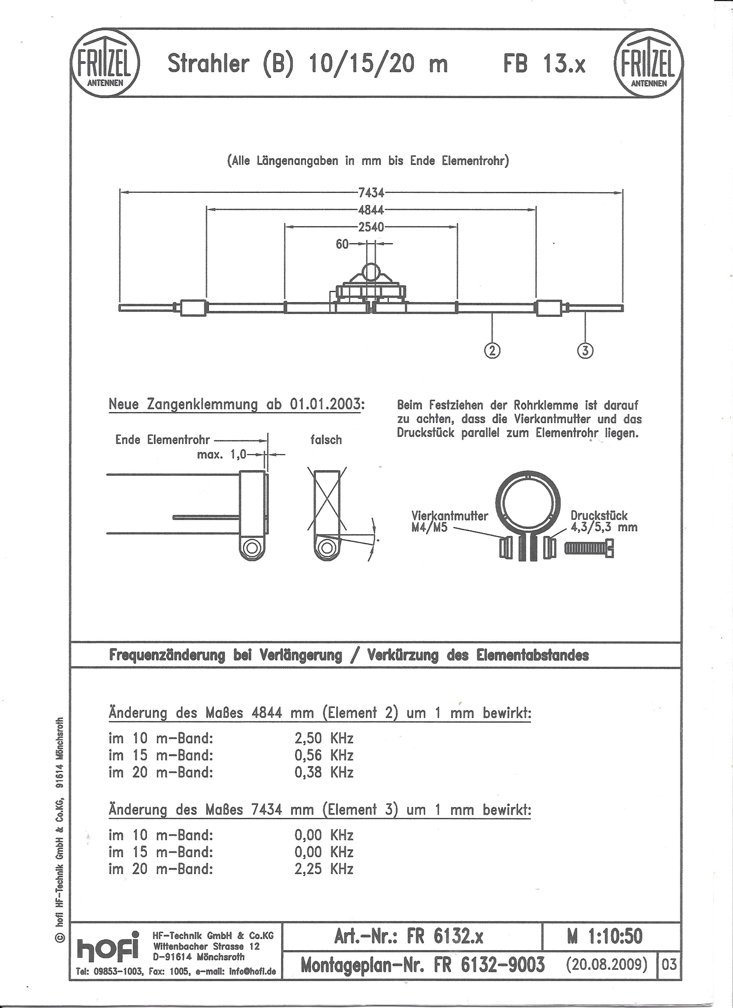 Antenne Beam Fritzel FB506 : Recherche des dimensions Fritzel-fb-dx-506-4