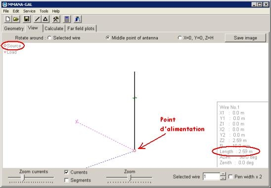 MMANA : Diagramme de rayonnement d'antenne - Exemple d'utilisation Image10