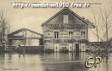 Inondation 1910 : Troyes 10-troyes-gournay-charmilles