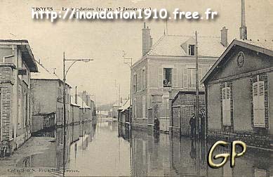 Inondation 1910 : Troyes 10-troyes-preize