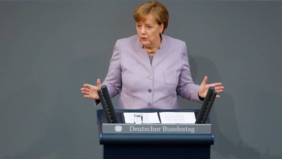 Merkel advierte a los británicos de que no se hagan “ilusiones” con el Brexit 1493285631_032397_1493291551_noticia_fotograma