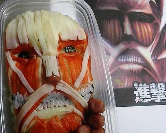 "Attack On Titan” Japan's Most Horrifying Bento Lunchbox 35628728_p5_TOP.img_assist_custom