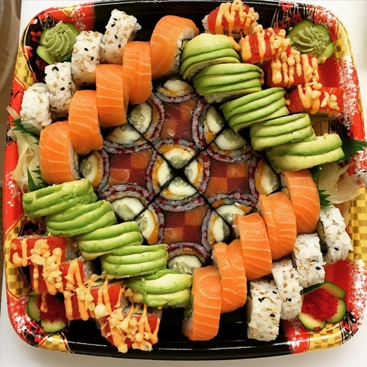 [GÓC ẨM THỰC] Dân mạng sốt với Mosaic sushi đẹp như tranh vẽ đến từ Nhật Bản Mosaic%20sushi%2018