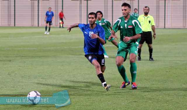 image match between  12/09/11 العراق الأولمبي × نادي السيلية القطري 1 ـ 0  Iraq_olompi_X_siliya%286%29