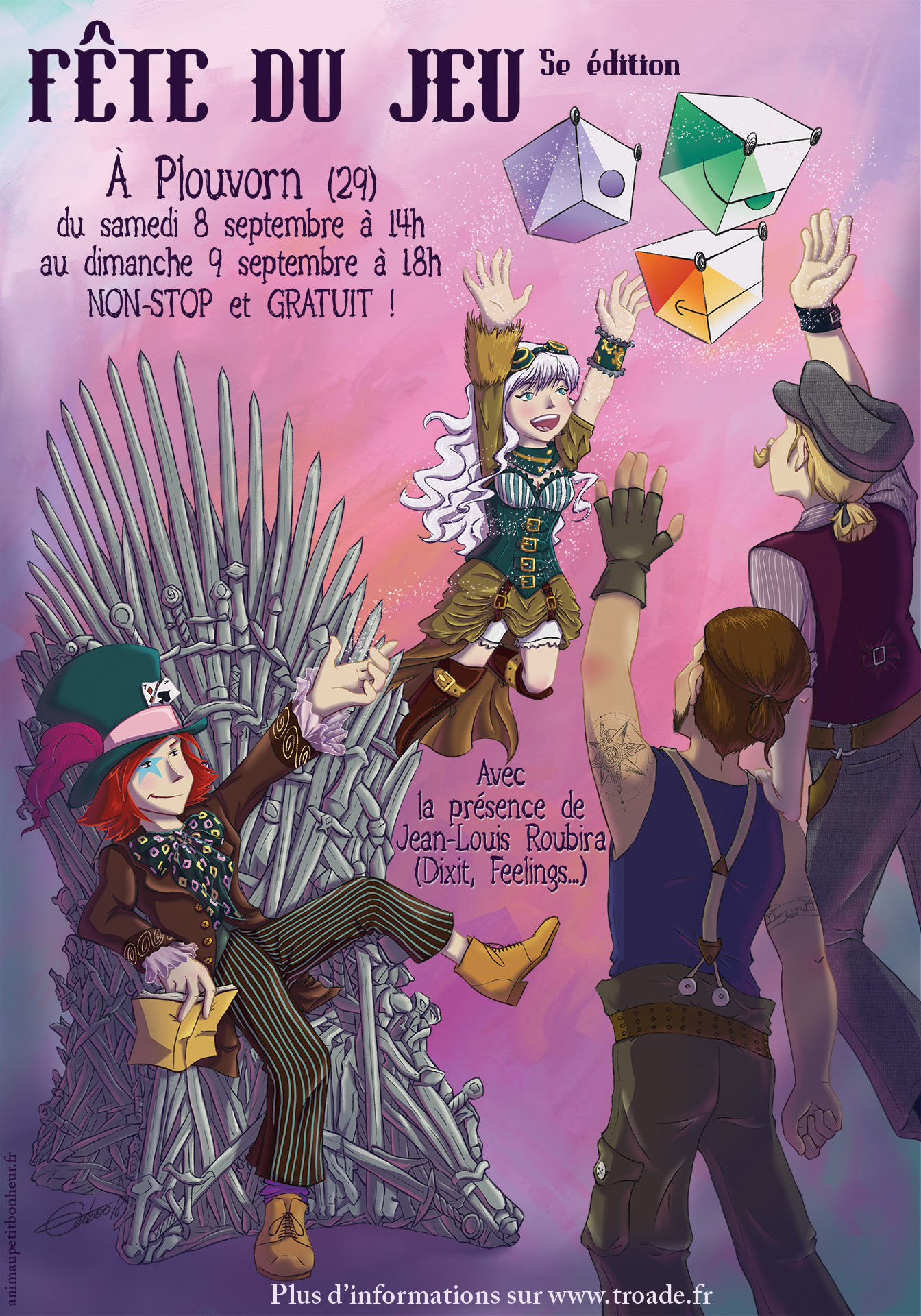 Fête du jeu "Troadé" les 8-9 septembre, à Plouvorn (29) Affiche_troade2018