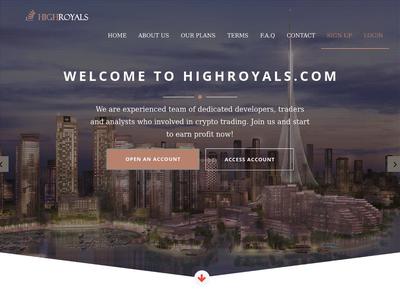 [SCAM] highroyals.com - Min 1$ (Hourly For 10 Hours) RCB 80% Highroyals.com