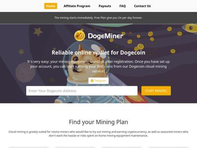 [SCAM] realminer.co - The mining starts immediately. Free Plan give you 2% per day forever. Realminer.co